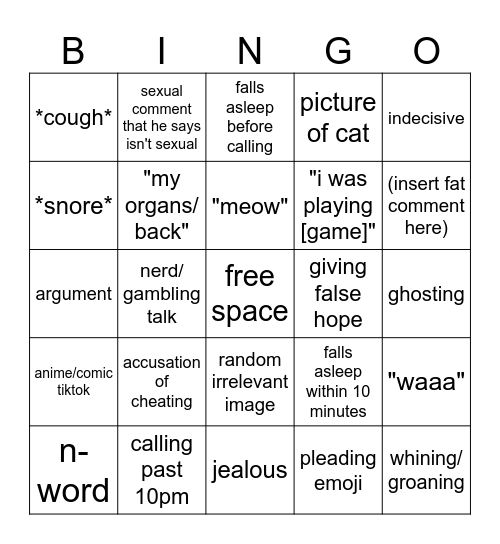 day in the life of thom Bingo Card