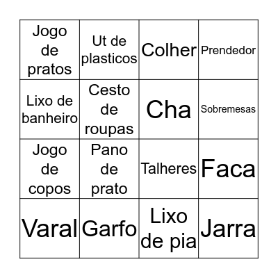 Chá da Nay Bingo Card