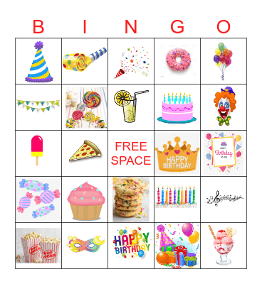 BIRTHDAY BINGO Card