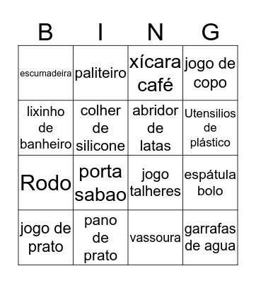 Chá da Nay Bingo Card