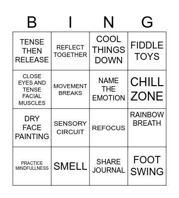 REGULATION Bingo Card