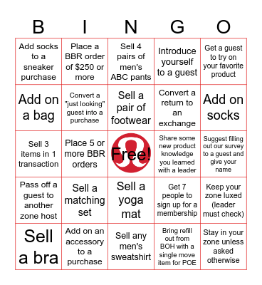 Labor Day! Bingo Card