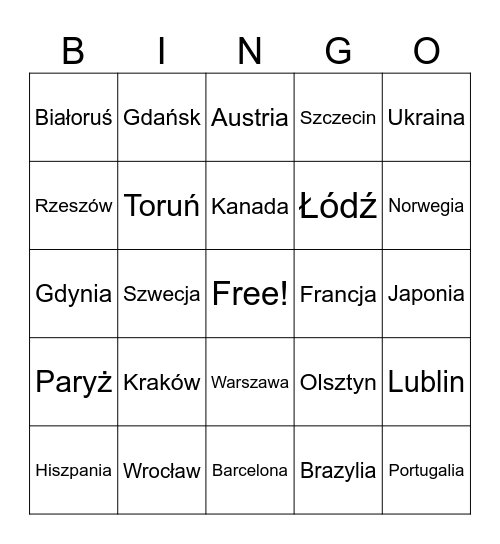 Jade do... Bingo Card