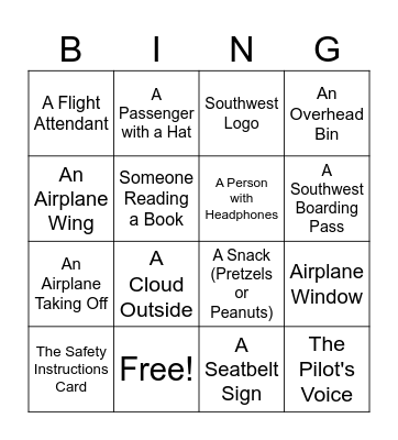 Jack's Bingo Card Bingo Card