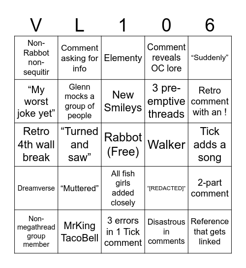 Emi4 Bingo 2 Bingo Card