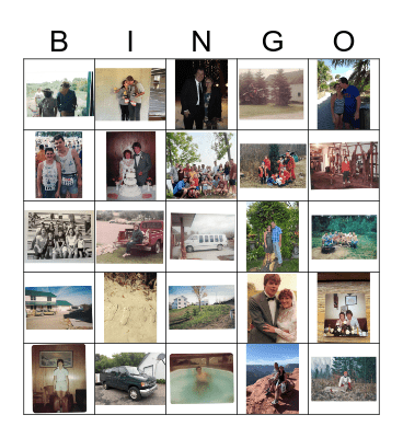 40 YEARS TOGETHER Bingo Card