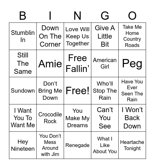 ^^^^^^^^2^^^^^^^^ Bingo Card