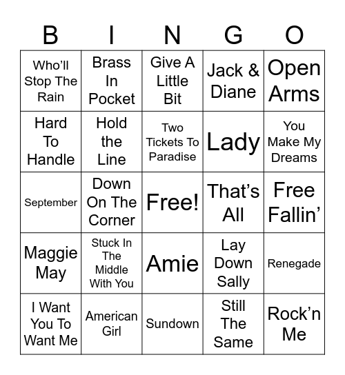 [[[[[[-70’s-]]]]] Bingo Card