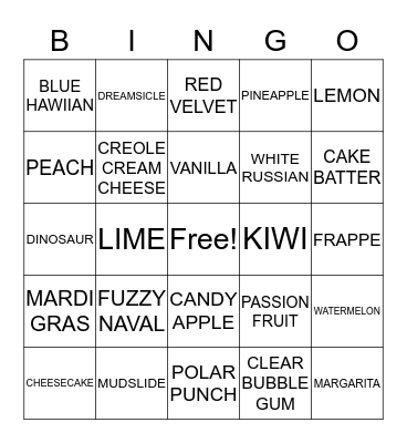 ANGEL'S SUGAR SHACK! SNOWBALL BINGO Card