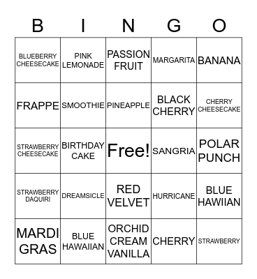 ANGEL'S SUGAR SHACK! SNOWBALL BINGO Card