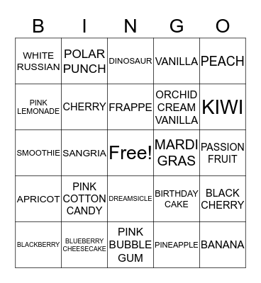 ANGEL'S SUGAR SHACK! SNOWBALL BINGO Card