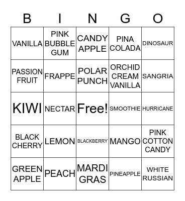 ANGEL'S SUGAR SHACK! SNOWBALL BINGO Card