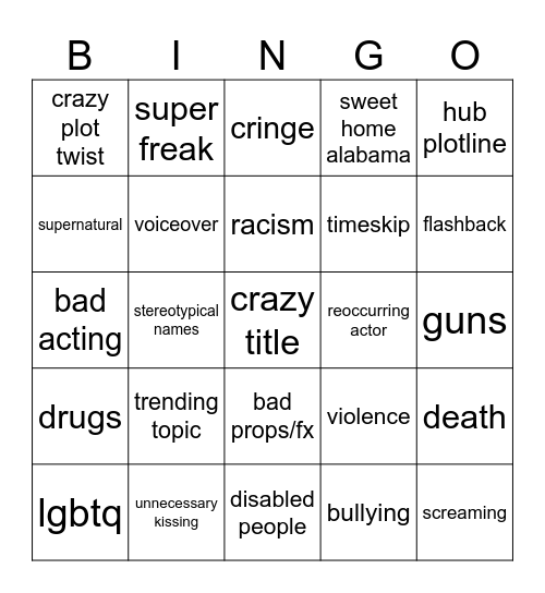 tomorrows teaching bingo Card