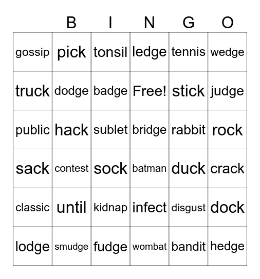 Term 3 Review Bingo Card