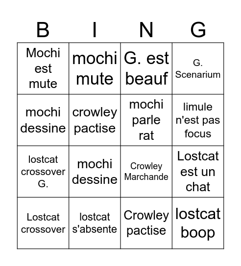 BinGuethor Bingo Card