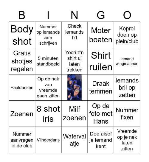 Heideweek bingo Card