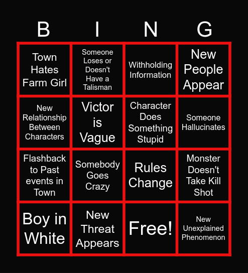 From Bingo Card