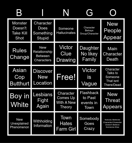 From Bingo Card