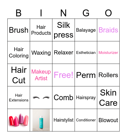 Beauty Bingo Card