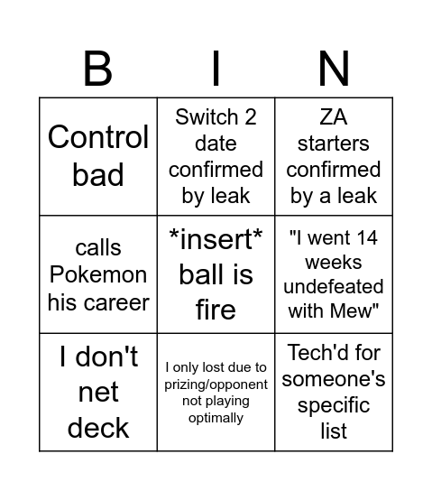 George wanted a Simon bingo Card