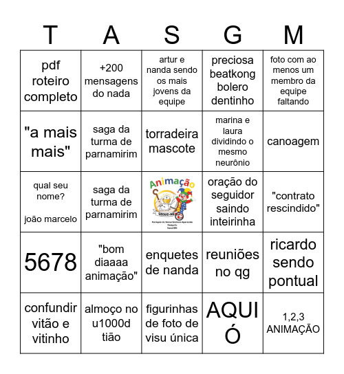 ANIMAÇÃO 2024 - BINGO Card