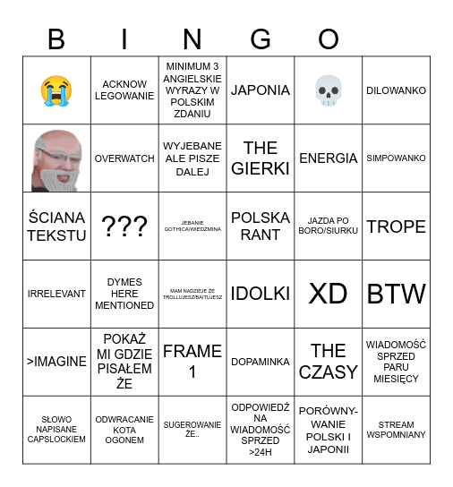 SNAKE3CT Bingo Card