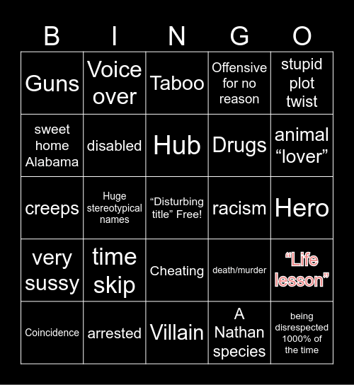 Tommorow’s teaching Bingo Card