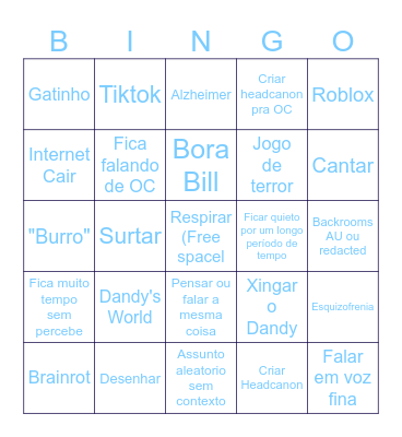 Call Bingo Card