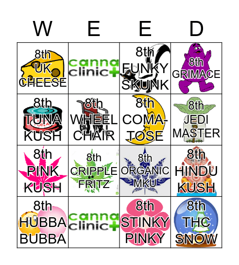 EIGHTH BINGO Card