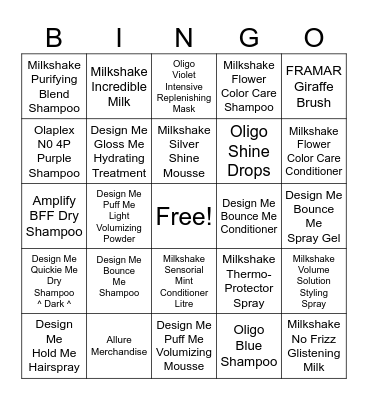 🍂 Allure September/October BINGO 🍂 Bingo Card
