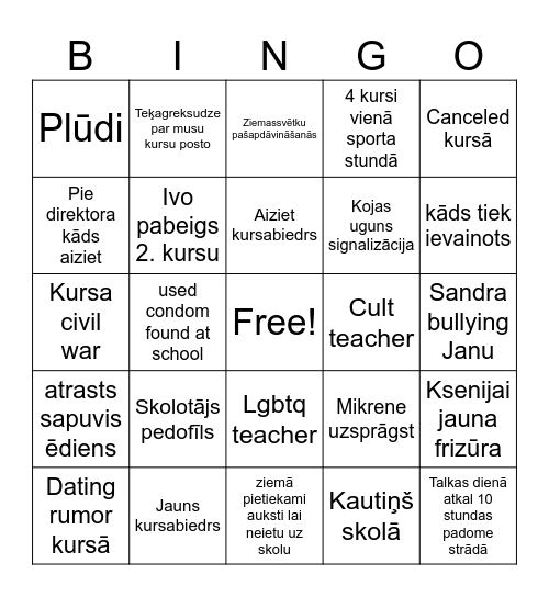 MA21 RMMT Bingo Card