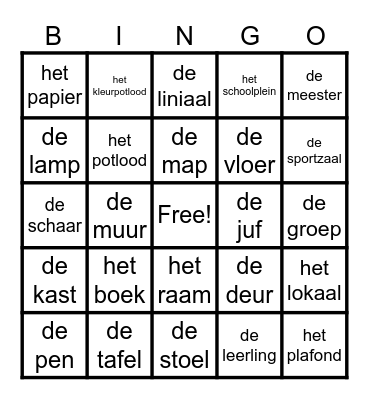 Lowan thema 1 Bingo Card