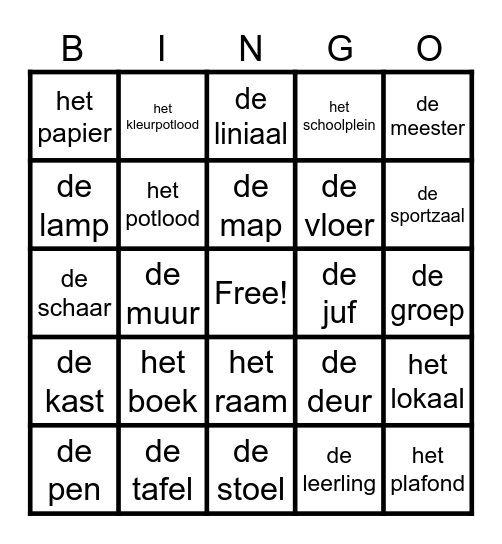 Lowan thema 1 Bingo Card