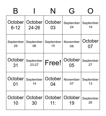 OwlNet Bingo Card