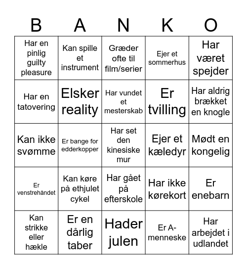 Kontorets Dag - PUMP - 10. sep. 2024 Bingo Card