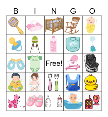 Baby Bingo Card