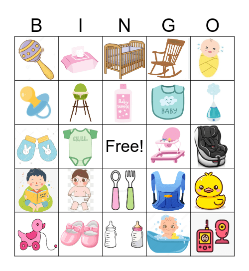 Baby Bingo Card