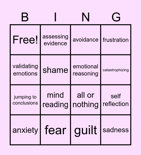 Checking the Facts Bingo Card