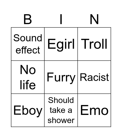 rowblocks Bingo Card