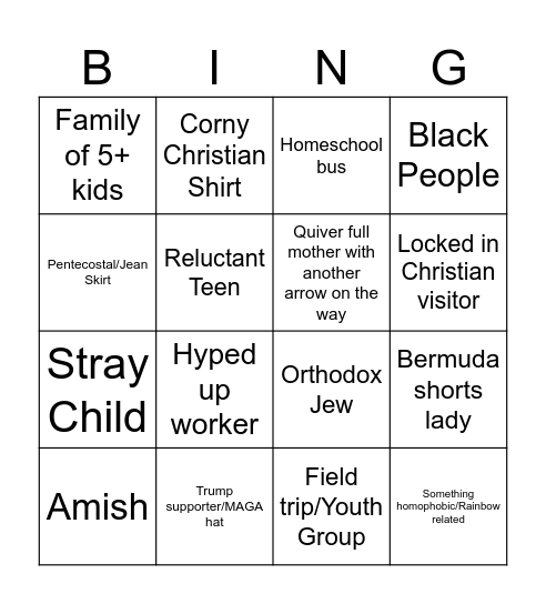 ARK ENCOUNTER BINGO Card