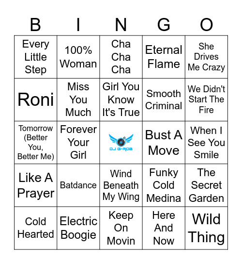 Class Of 89 (G) Bingo Card