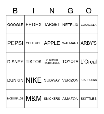 Marketing Pathway Bingo Card