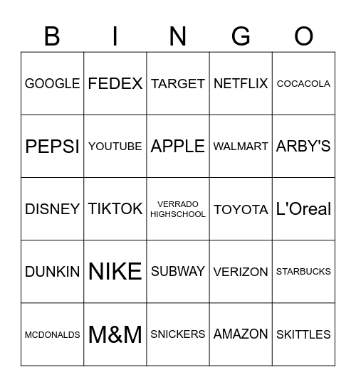 Marketing Pathway Bingo Card