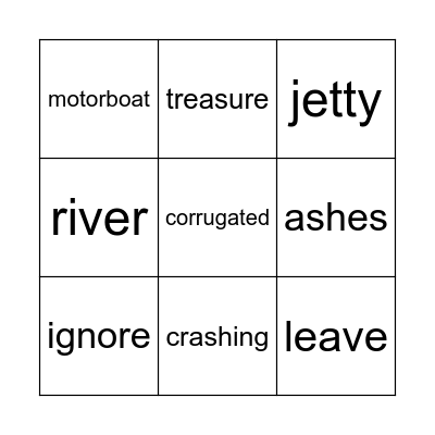 Storm Boy - 1 Bingo Card