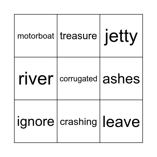 Storm Boy - 1 Bingo Card