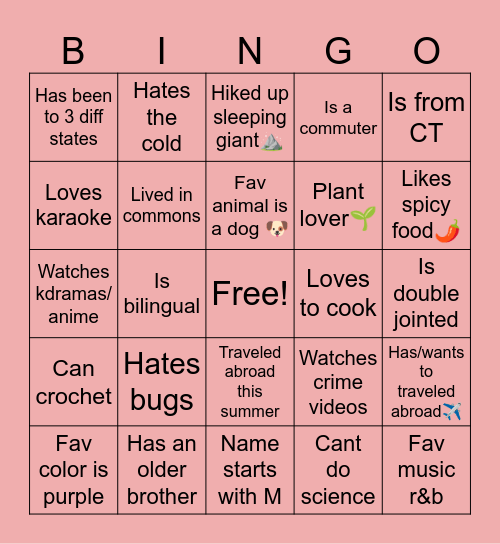 ASA Kick off! Bingo Card