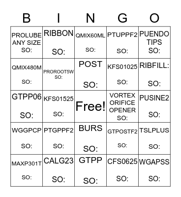 WHO AM I? Bingo Card