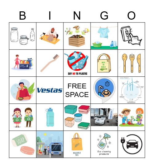 SUSTAINABILITY Bingo Card