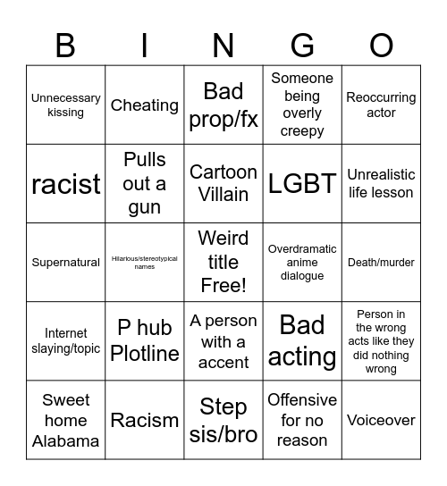 Tomorrow’s teaching bingo Card