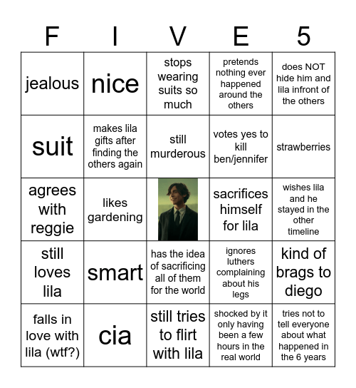 five Bingo Card